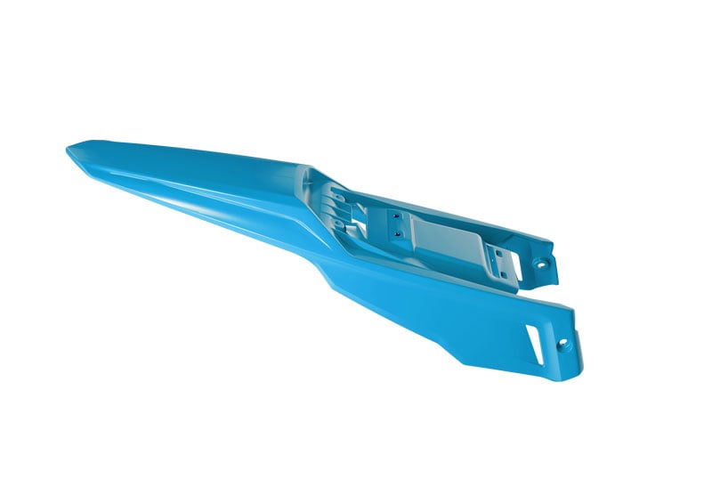 Rtech Plastics Rear Fender Talaria Sting 4000 R-tech Light Blue R-cdtalaz0024