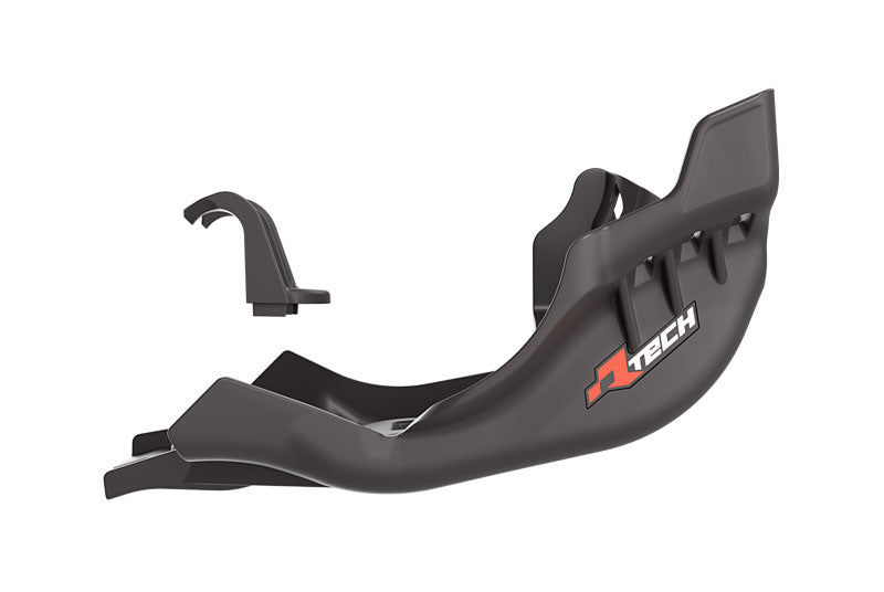 Rtech Plastics Plastic Skid Plate Black, Beta Rr 125/200 2020-25, Rtech R-pmbetnr0125, Plastic Engine Cover
