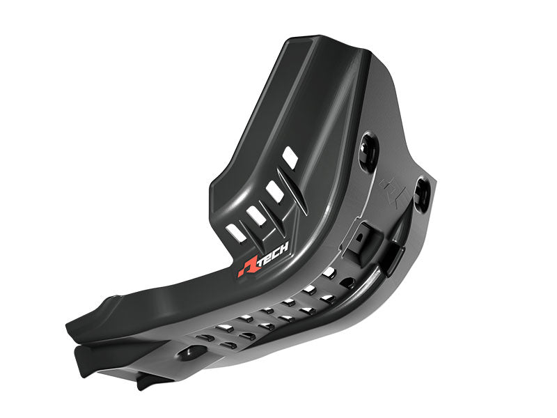 Rtech Plastics Plastic Skid Plate Yamaha YZ450F 2023-26, Rtech R-PMYZFNR0024, Plastic Engine Cover Black