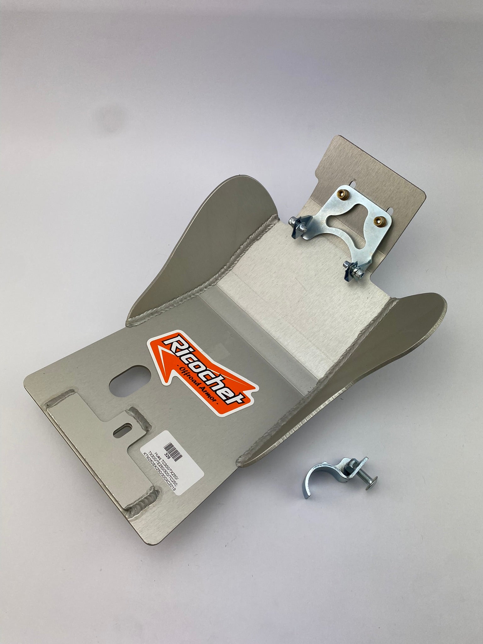 Ricochet Skid Plate Hd Aluminium Enduro 19-22 250/300 Ex/MC, SX/XC, TC/TE/TX, 326 Ricochet