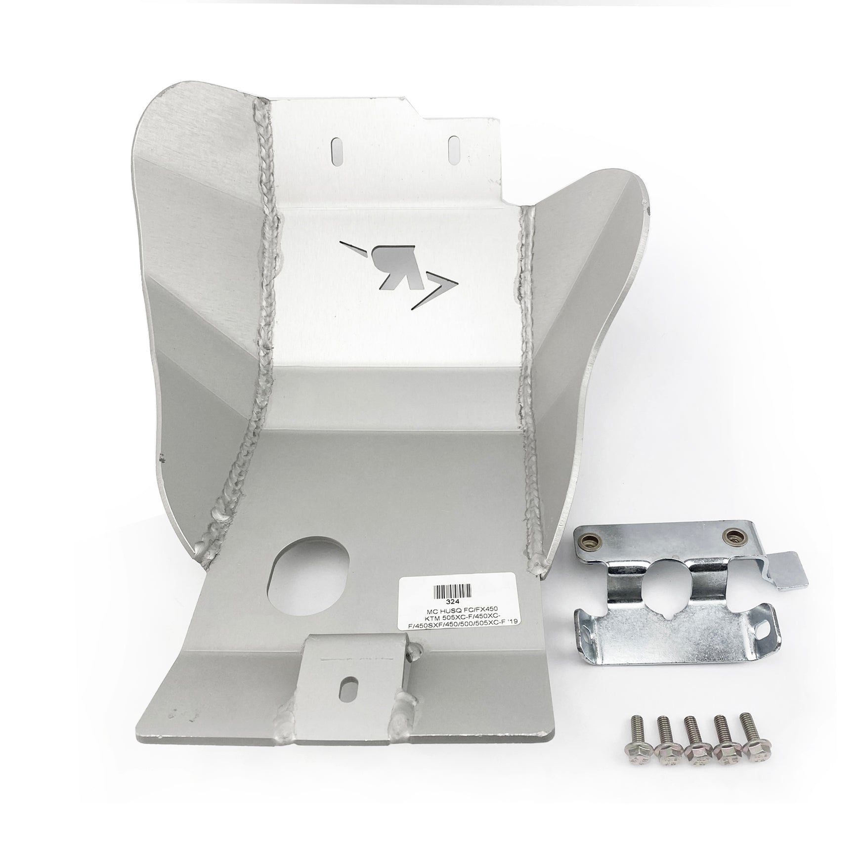 Ricochet Skid Plate Hd Aluminium Enduro 19-22 450 SX-F/XC-F, FC/FX, Ex/MC, 324 Ricochet