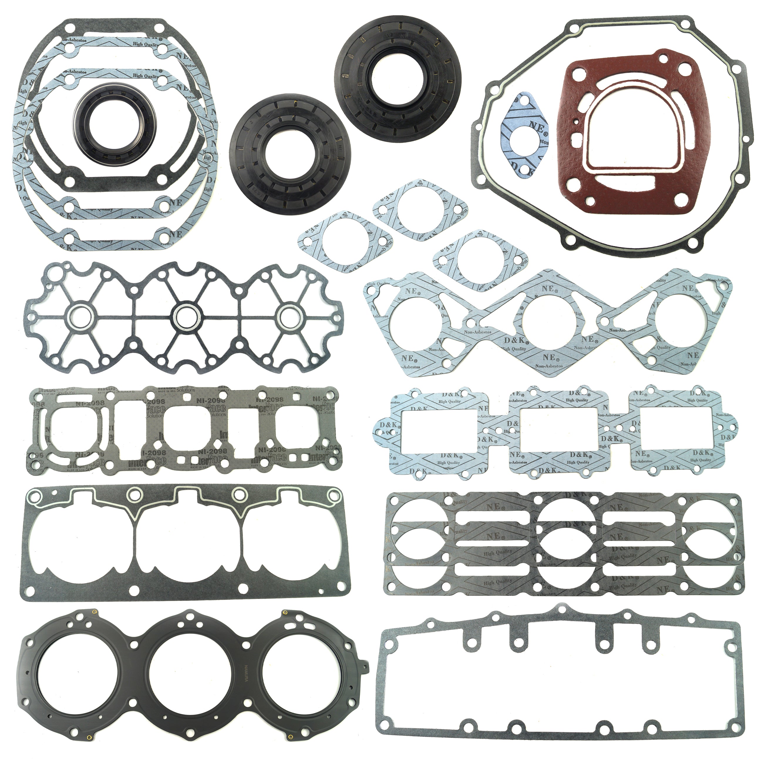 Wavewerx Full Gasket Set Yamaha 1200/2000, Namura Nw-40002f, Jet Ski, Pwc Gasket Set