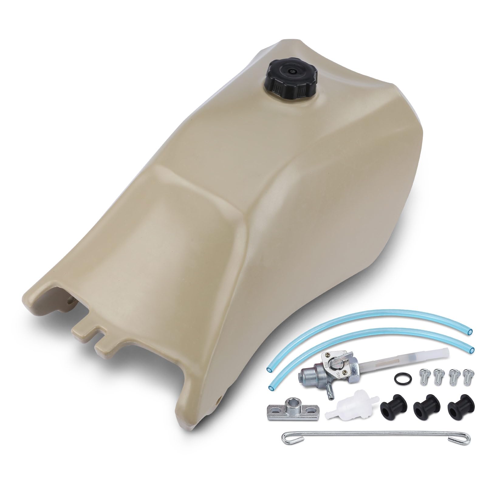 Dirt Racing Fuel Gas Tank Beige 1993-2000 Honda TRX 300 113-925-12 122221 222221