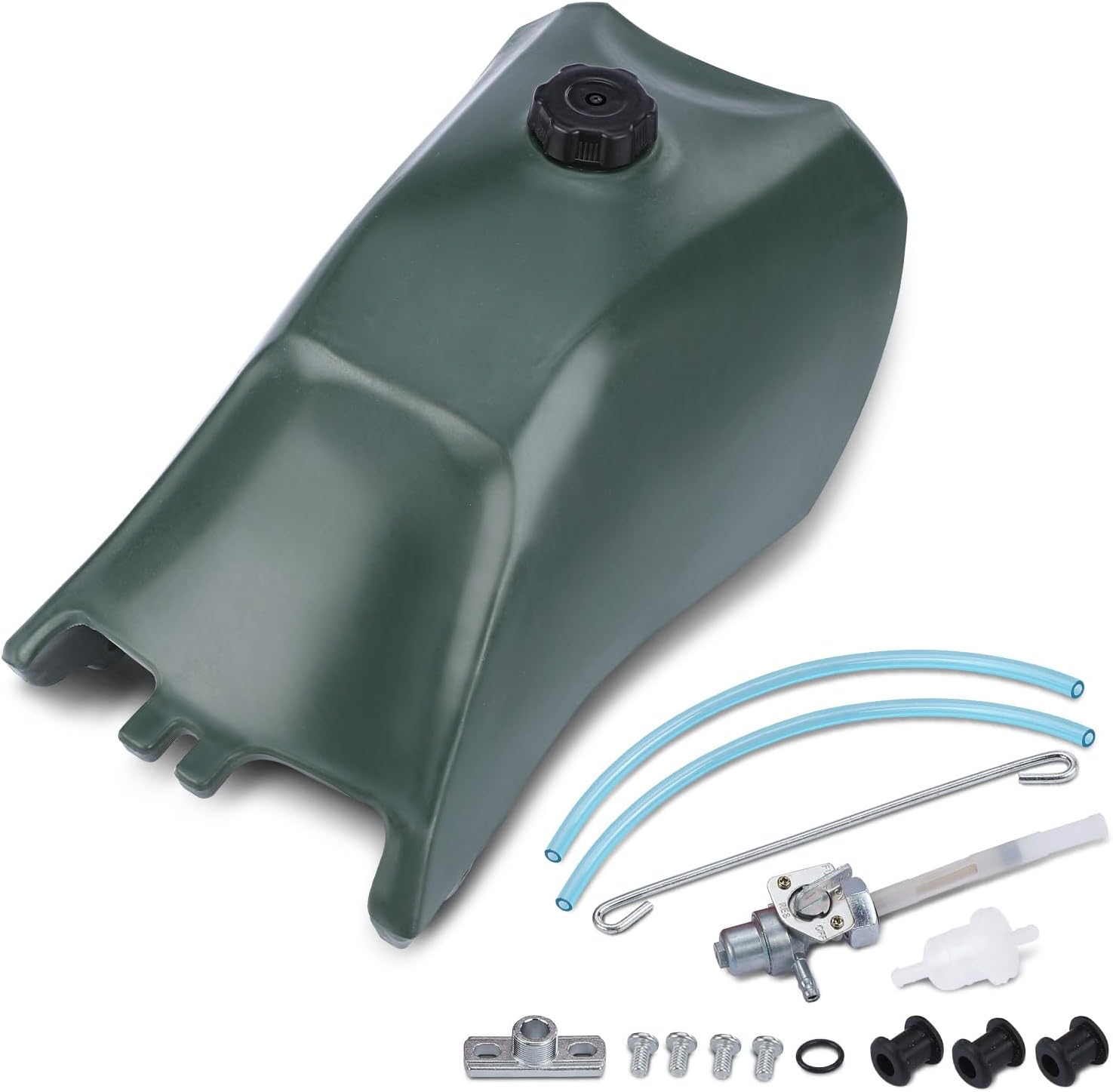 Dirt Racing Fuel Gas Tank Green 1993-2000 Honda TRX 300 113-925-12 122221 222221
