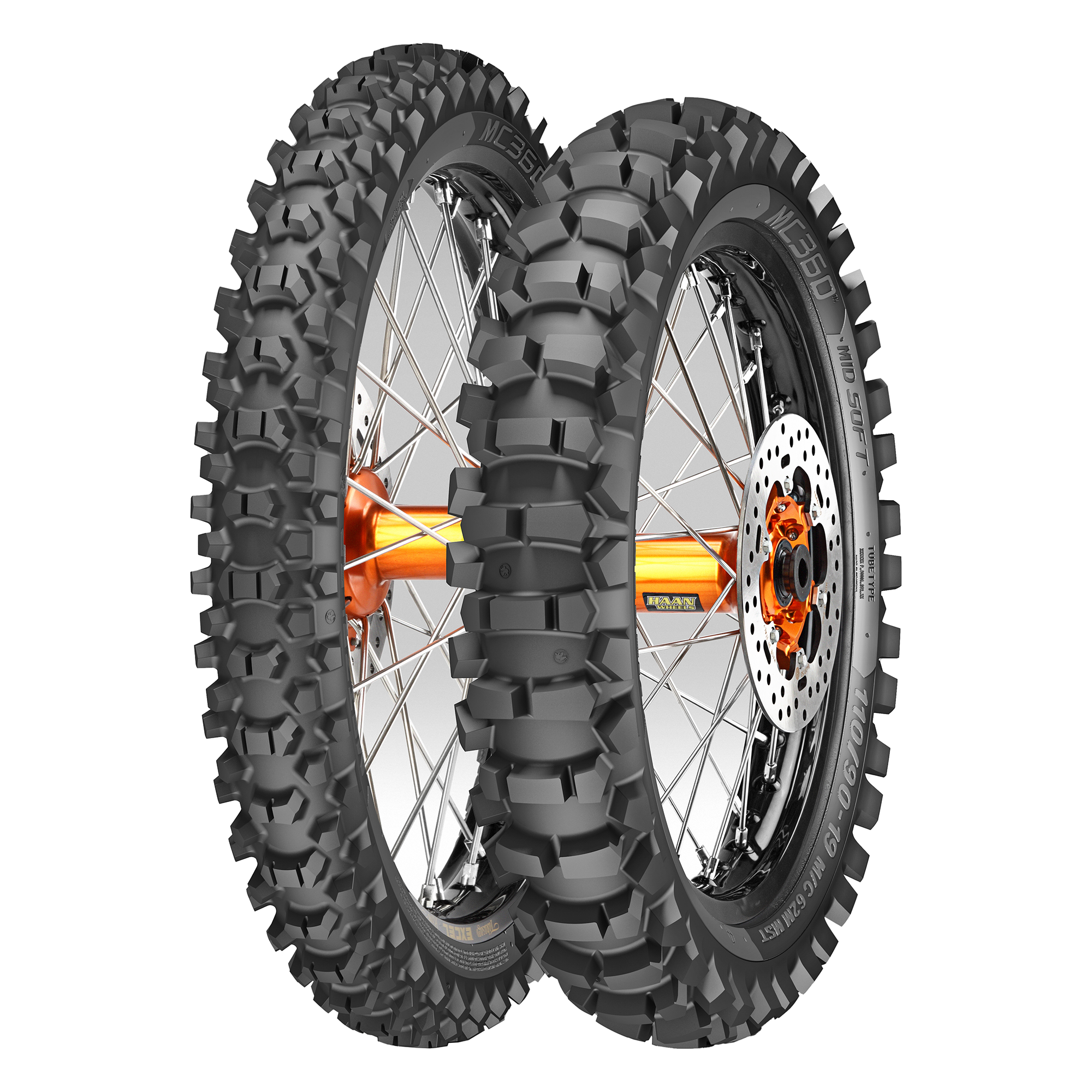 Metzeler MC360 Rear Tyre Mid/Soft 110/90-19 30 Blue