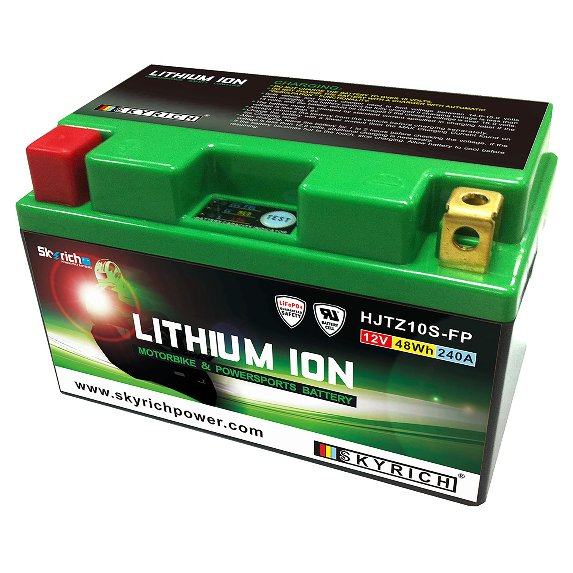 Skyrich Lithium Ion Battery LTZ10S 4.0Ah - HJTZ10S-FP