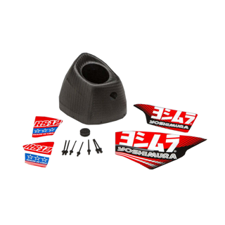 Yoshimura Replacement RS-12 Carbon End Cap - YM1-CFR-K-1