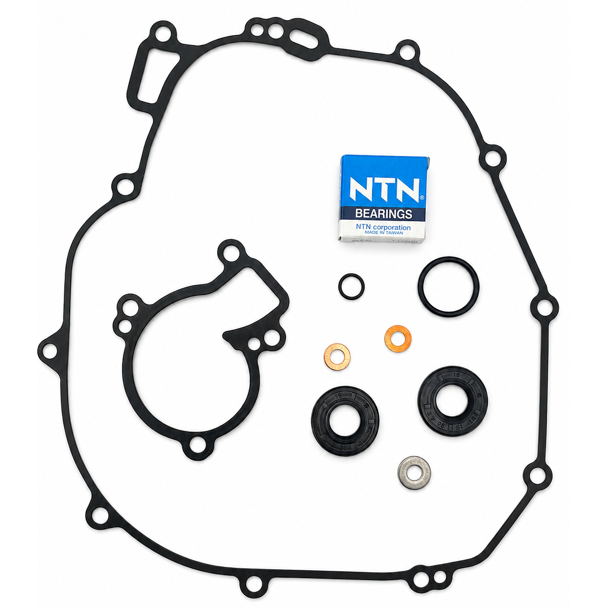 Athena Water Pump Gasket Kit Ducati Desmo 450 Athena P400110475001 with Bearings