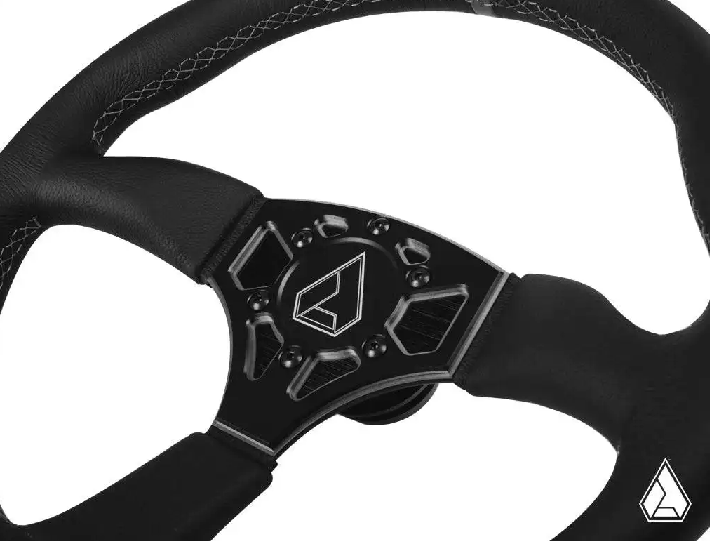 SuperATV Racing Steering Wheel 350mm 6 Bolt, Superatv Sw-u-350rl-28