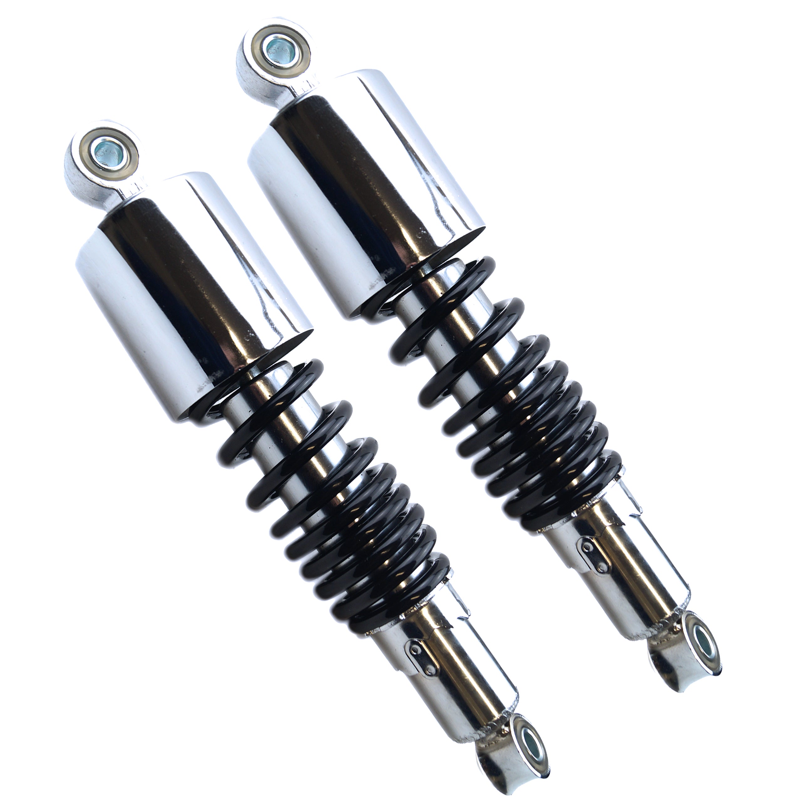 Dirt Racing Shock Absorber Pair 270MM, Universal, Chrome