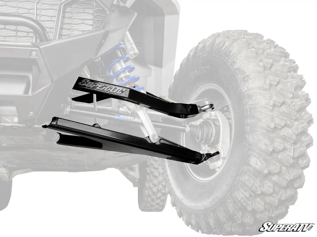 SuperATV Polaris Pro R Turbo R Sidewinder Boxed A-arms, Super ATV AA-P-PROR-WC-001-02, No Ball Joints