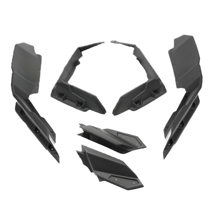 Dirt Racing Canam Maverick X3 Hd Wheel Arch Fender Flares Mud Guards, Ff-ca-x3-001