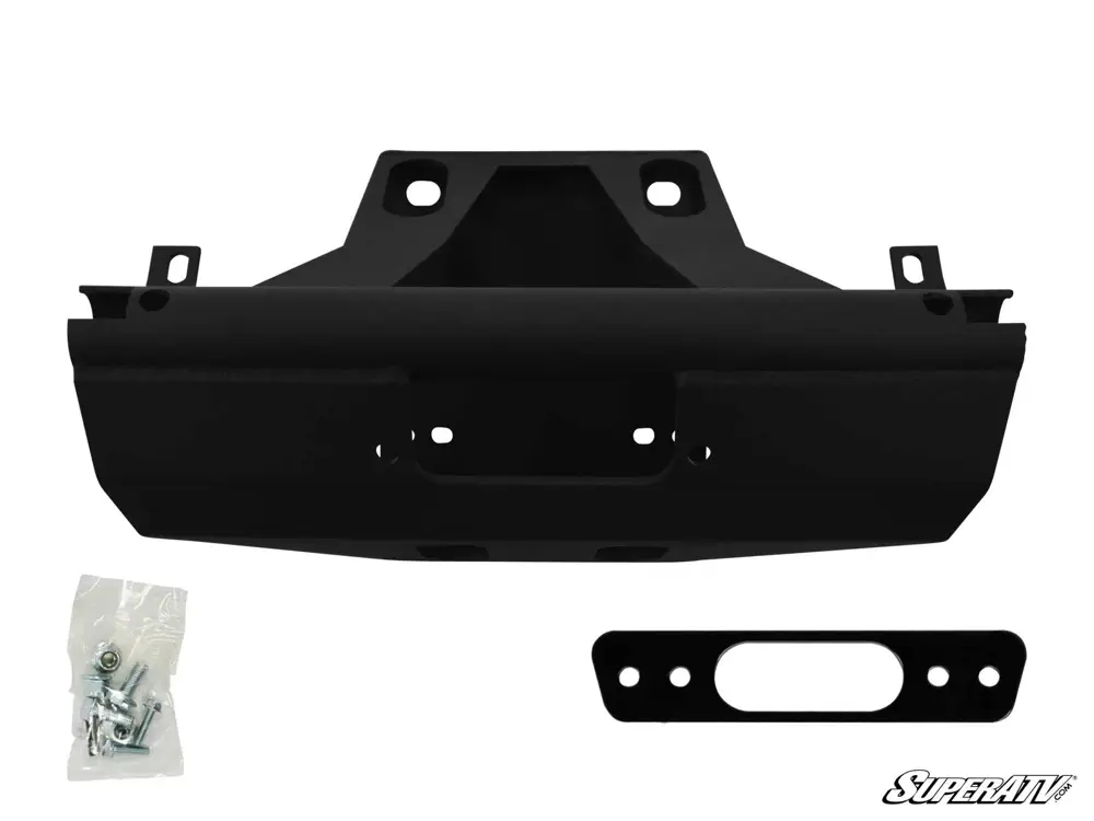 SuperATV Canam Maverick X3 Winch Mount Plate, Superatv Wm-ca-x3-00