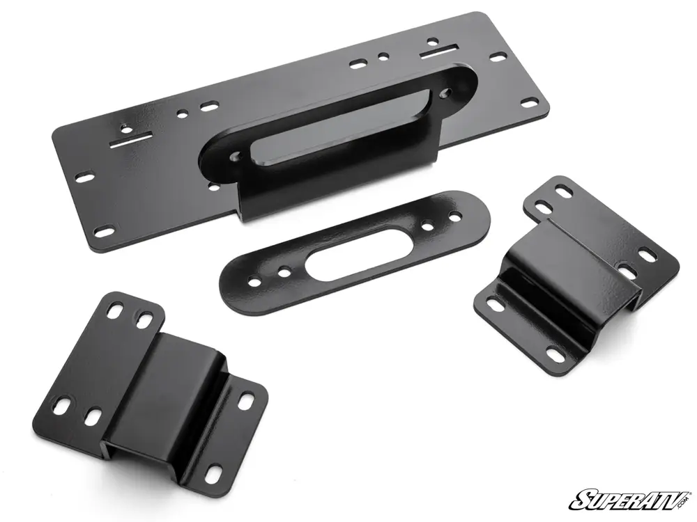 SuperATV Honda 500/520 Pioneer Winch Mount Plate, Superatv Wm-h-PIO520-01
