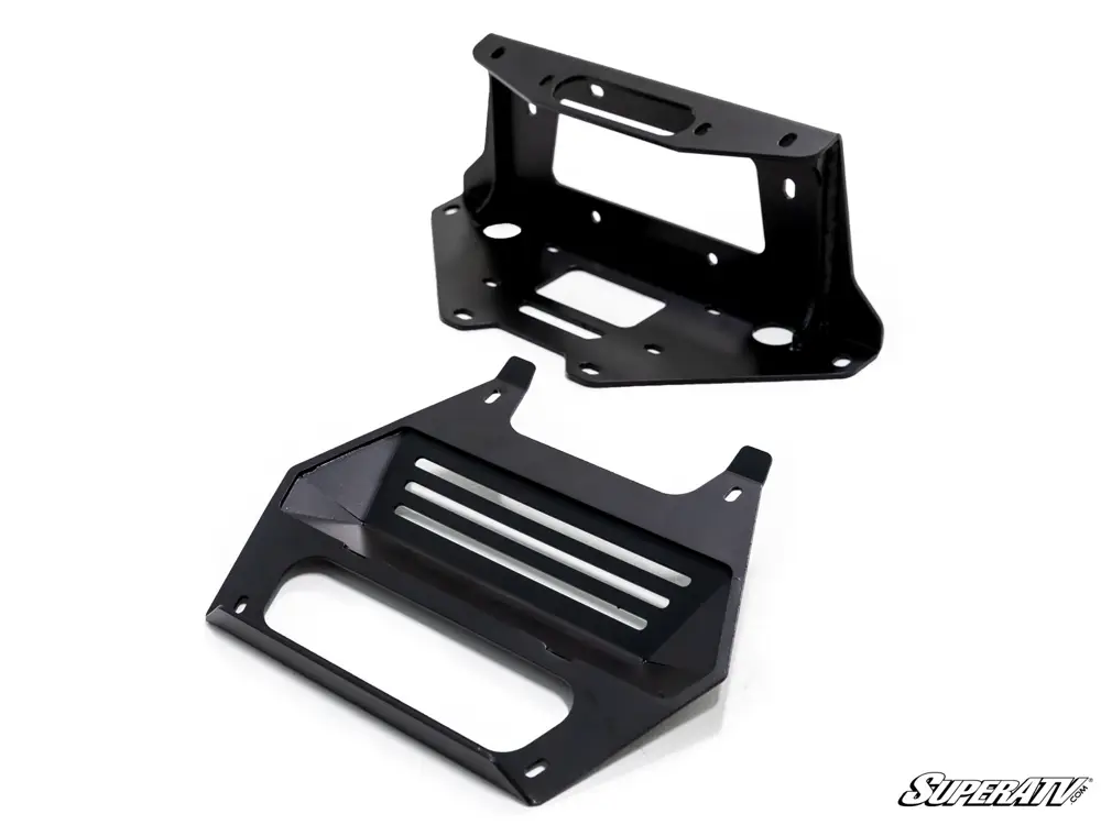 SuperATV Polaris RZR Pro XP Winch Mount Plate, Superatv Wm-p-proxp-00