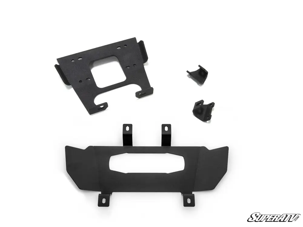 SuperATV Polaris RZR XP 1000/turbo Winch Mount Plate, Superatv Wm-p-rzr1k-00