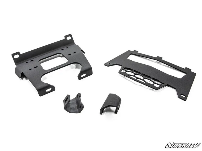 SuperATV Polaris General Winch Mount Plate, Superatv Wm-p-xpt-00