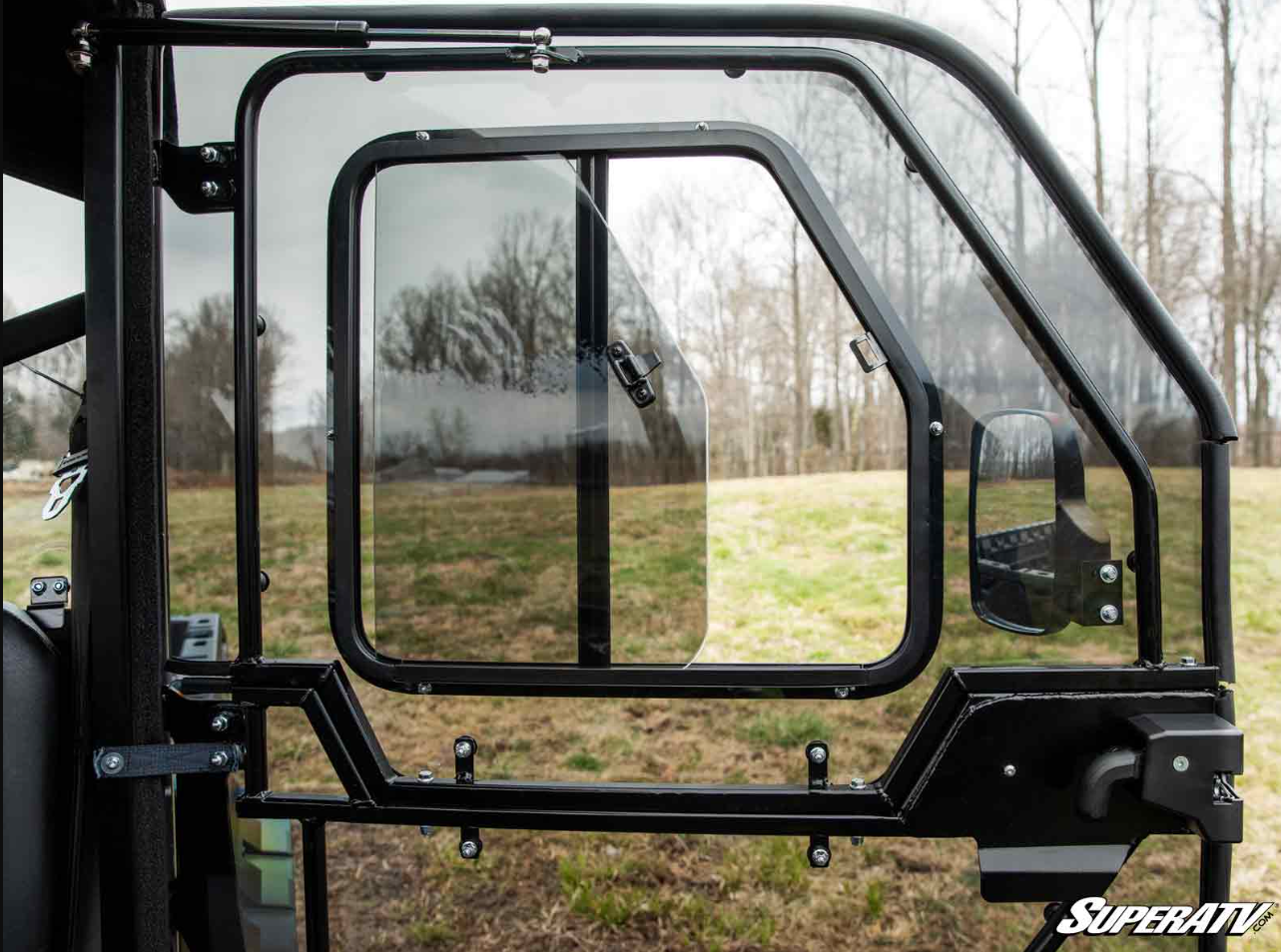 SuperATV Can-am Defender Traxter Plastic Clear Doors, Super ATV Door-ca-def-003-72