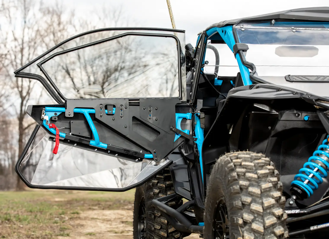 SuperATV Can-am X3 Upper Doors Clear Windows Plastic, Super ATV Door-ca-x3-005-72