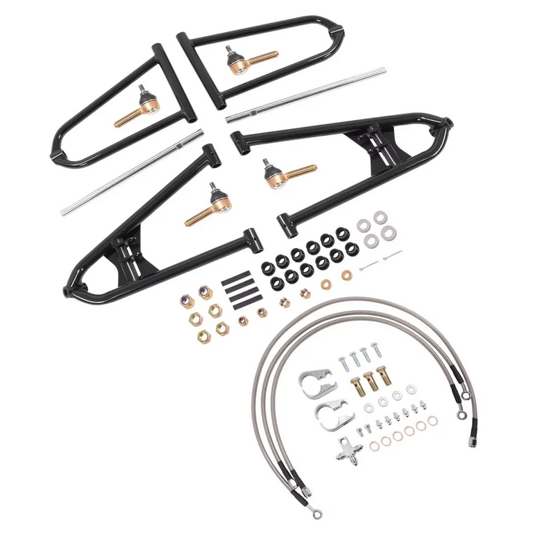 Dirt Racing Yamaha Raptor 700 2006-2017 A-arm Kit +2 Wide, +1 Forward