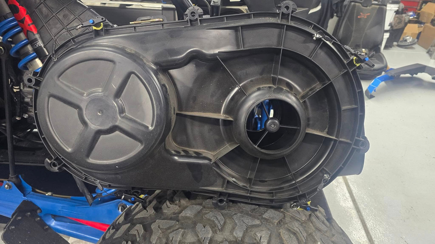 Johnston Motorsports Polaris Pro R 4 Pin Quick Release Cvt Cover Kit Johnston Motorsports