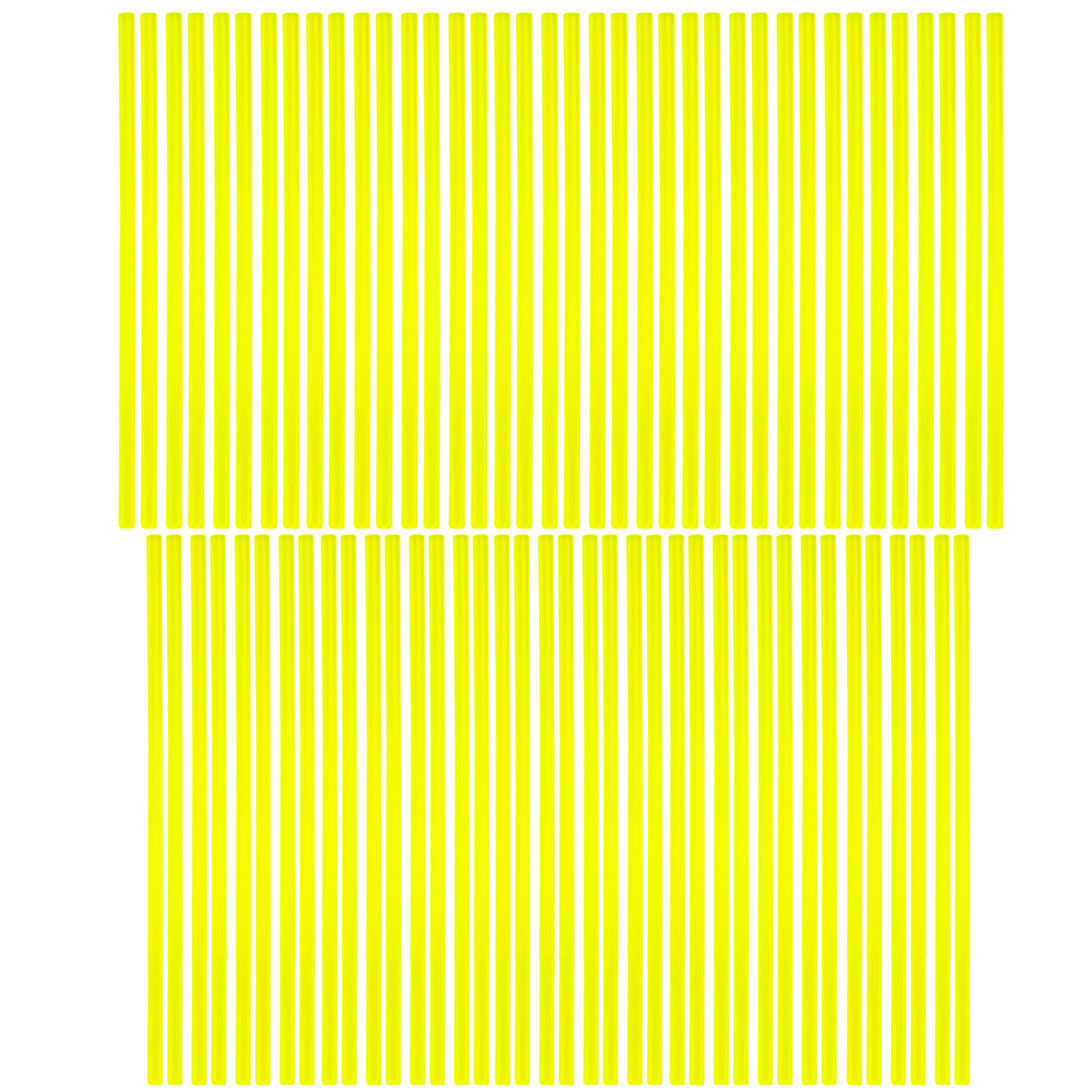 FIR Spoke Skin Set 8.5 & 7.5 Yel, Ss-101, 76 Pcs, Neon Yellow