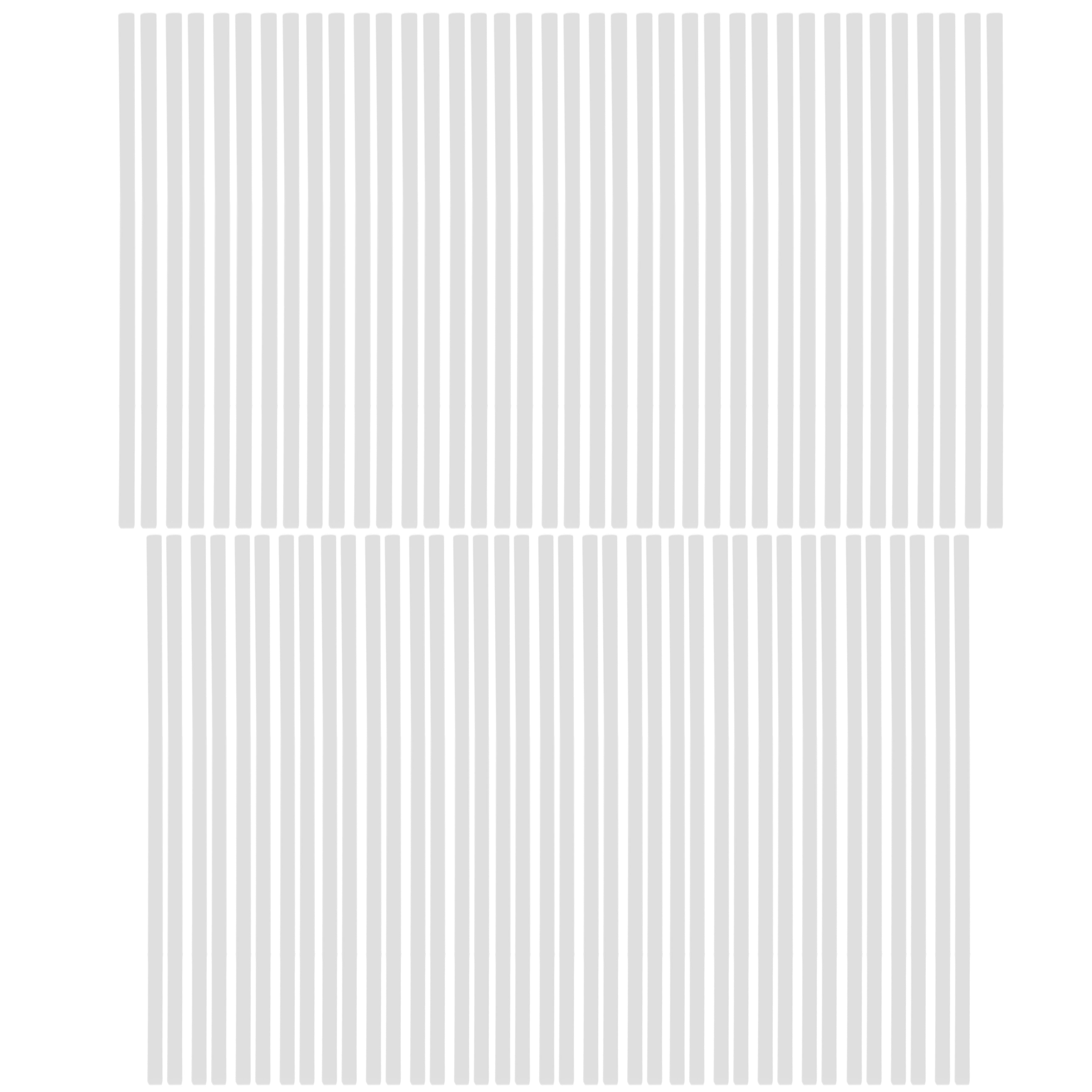 FIR Spoke Skin Set 8.5 & 7.5 Wht, Ss-101, 76 Pcs, White