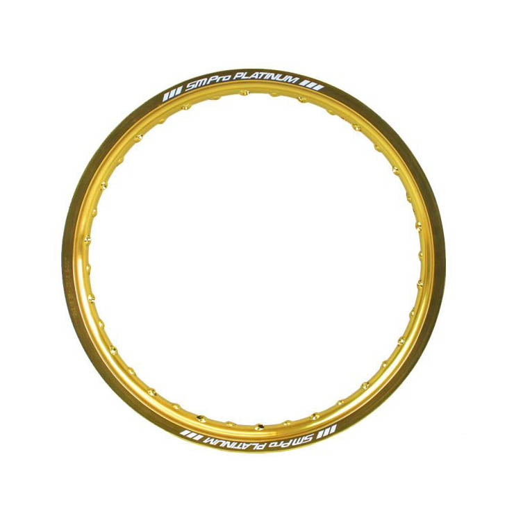 SM Pro Rim 215-18 32h Gold Sm Pro, Gloss Platinum Alloy Rim, RP84.02.32