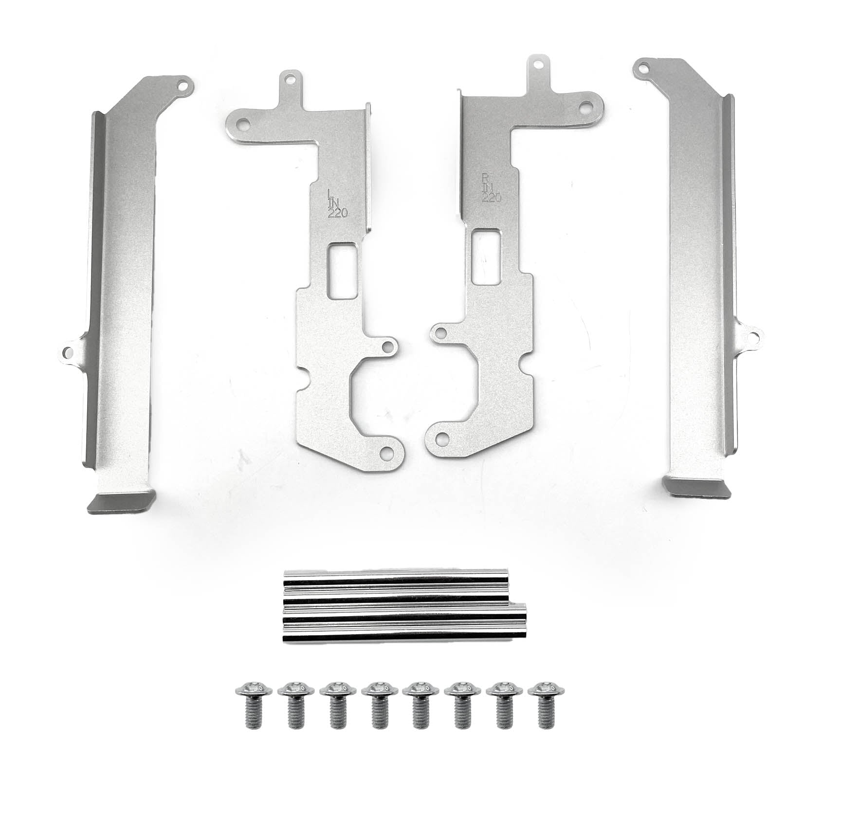 Rtech Plastics Radiator Brace Aluminum Honda, R-tech Paradcrf021