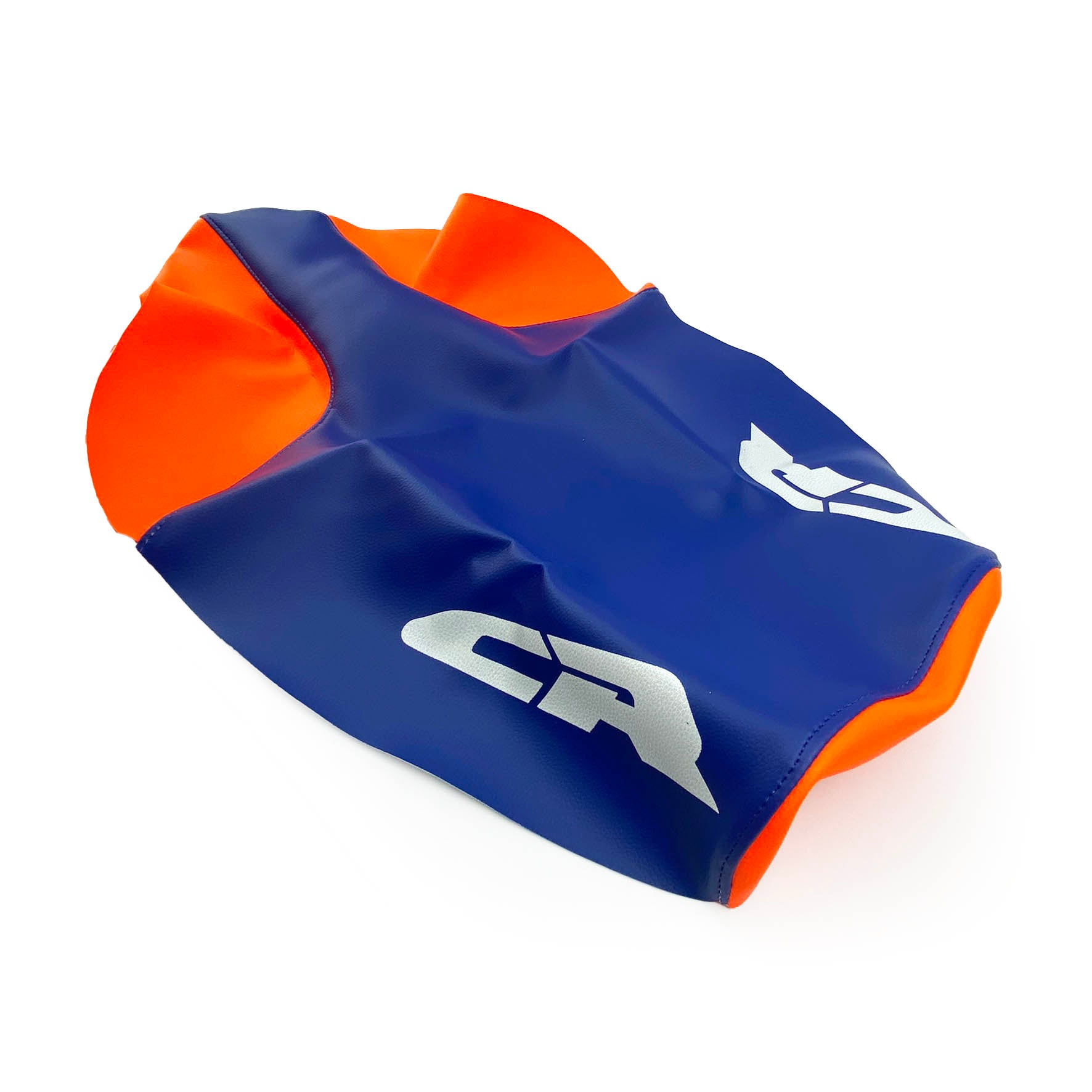 WAMC Decals 87-90 CR 2-tone Seat Cover, Honda Blue/orange Wamc