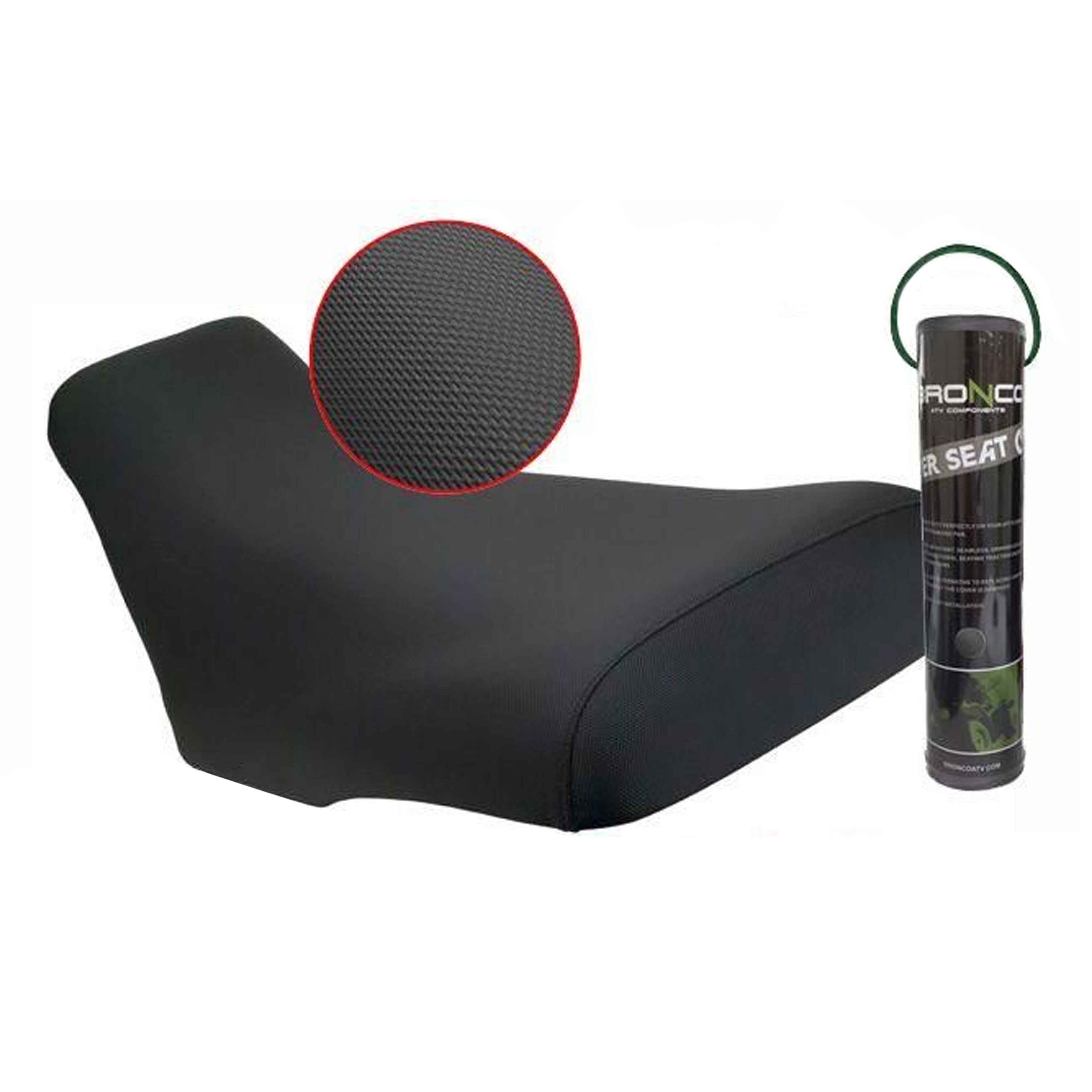 Bronco Seat Cover KFX400 LTZ400 Blk, Bronco Gripper at-04630, 87-421