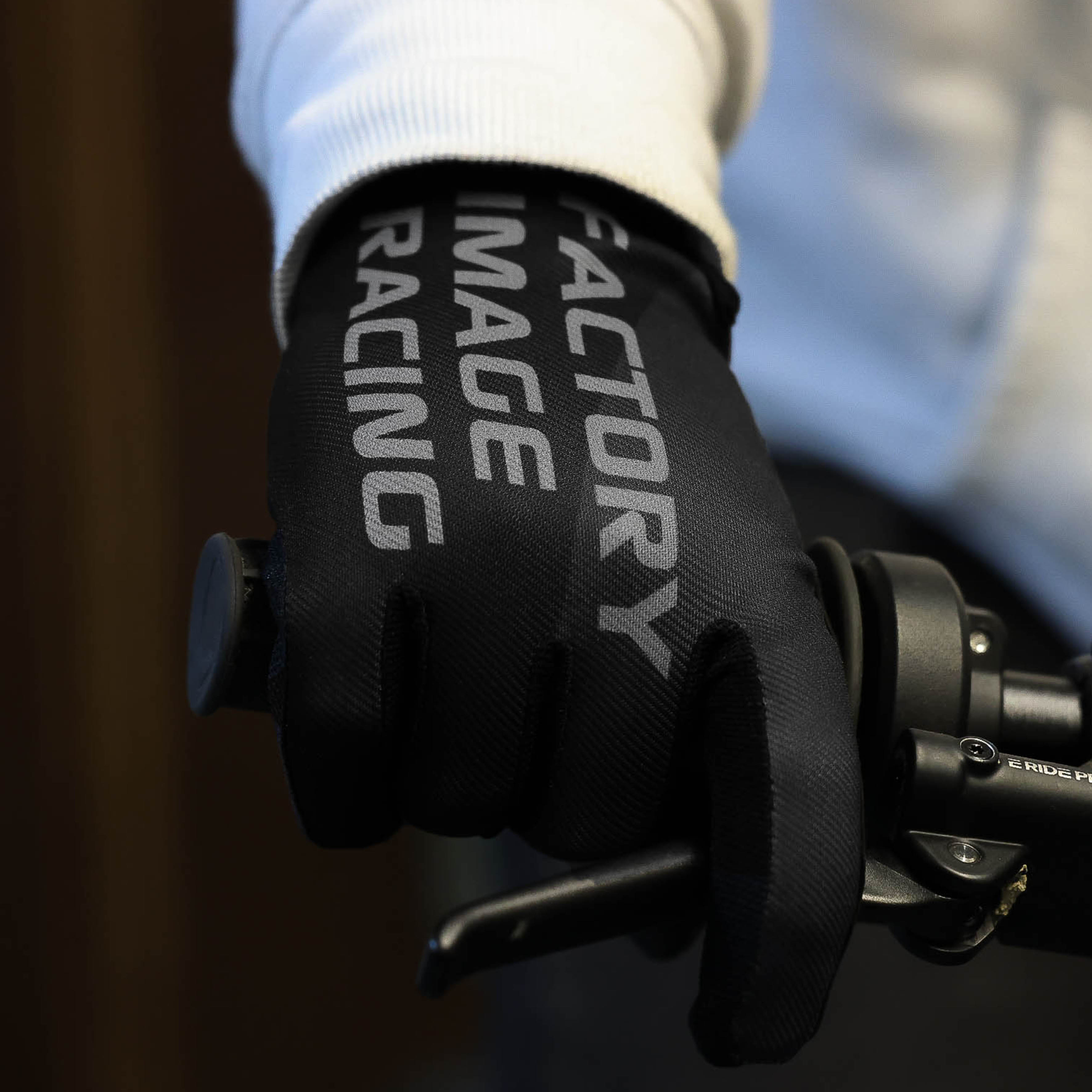 Factory Image Racing Fir Adult MX Gloves - Xs - Black Minimal Text