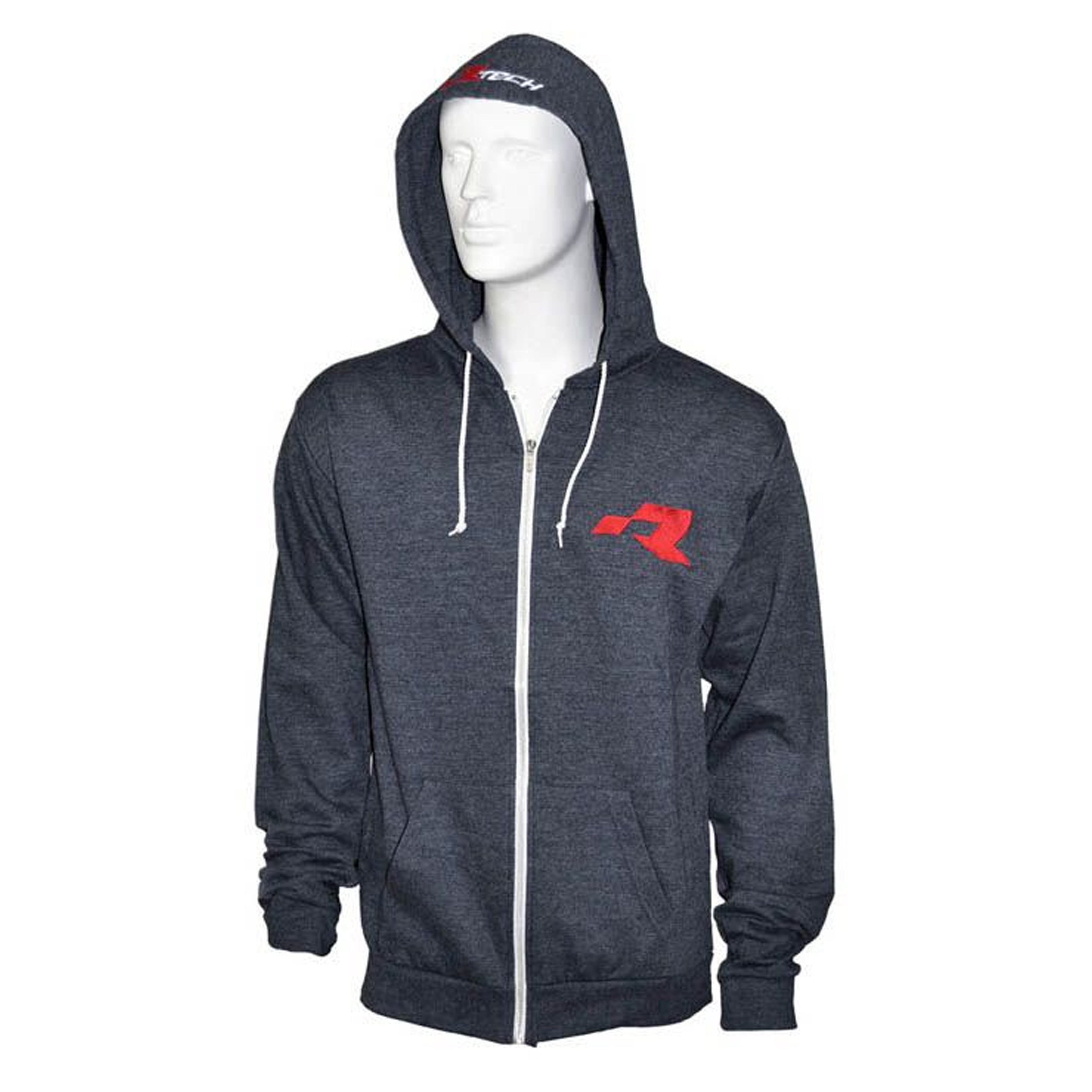 Rtech Plastics Rtech Cotton Hoodie with Zipper - Size Xxl, R-tech- Size Extra Extra Large, Felcorxxl16