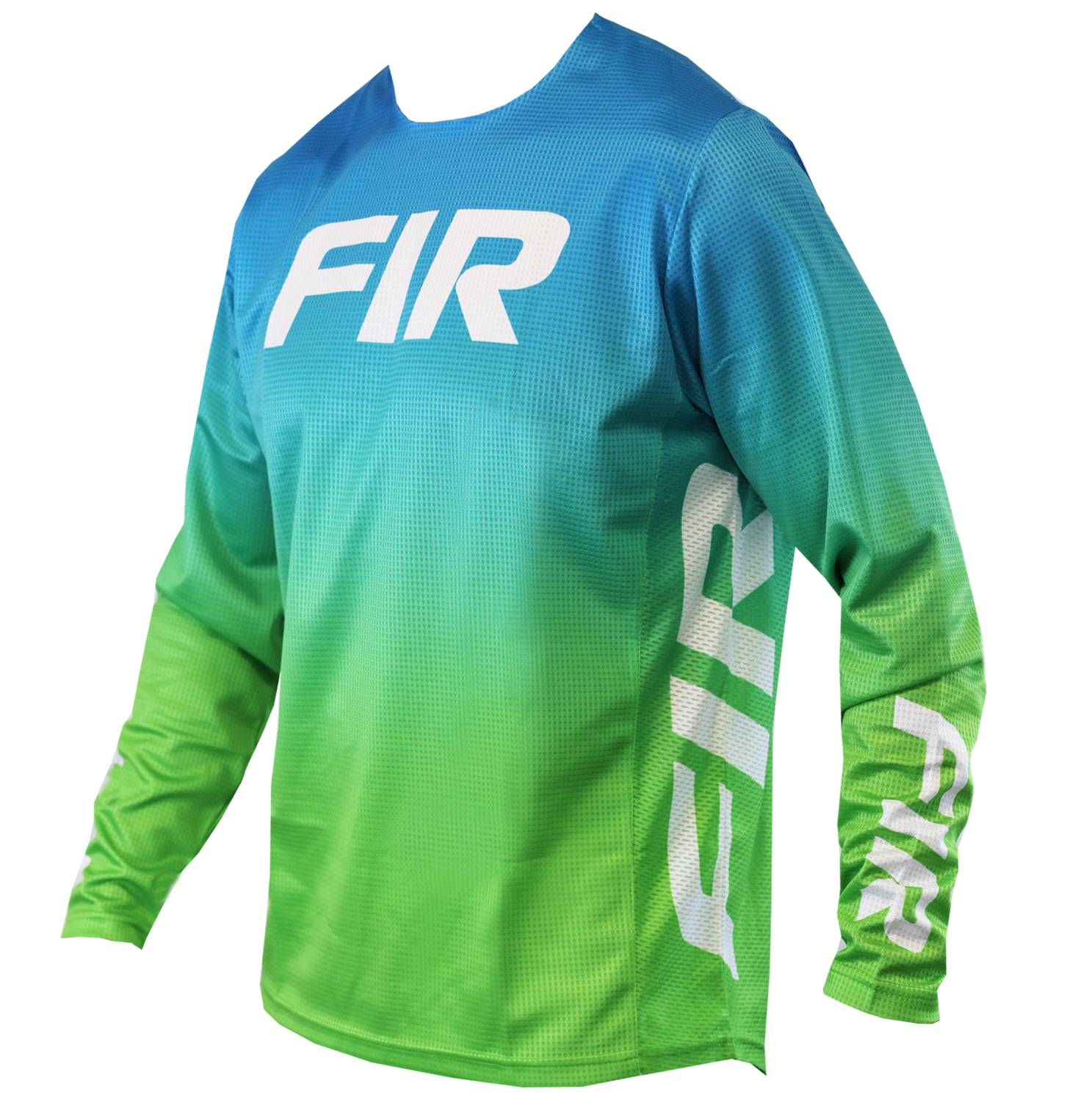 FIR Lite Fade Jersey Green Xxxl, MX Race Wear, Enduro Gear