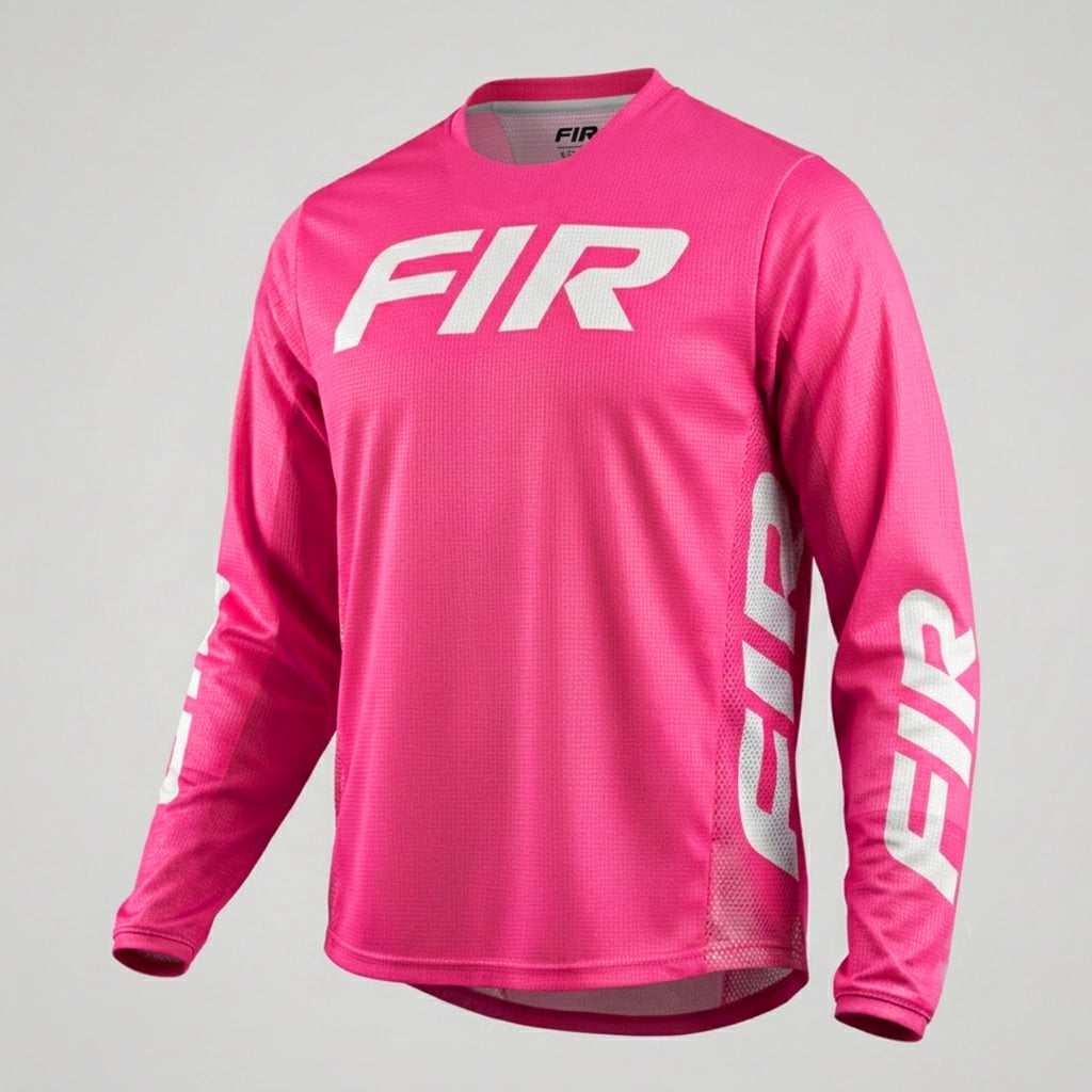 Factory Image Racing Minimal Jersey Pink S, MX Race Wear, Enduro Gear