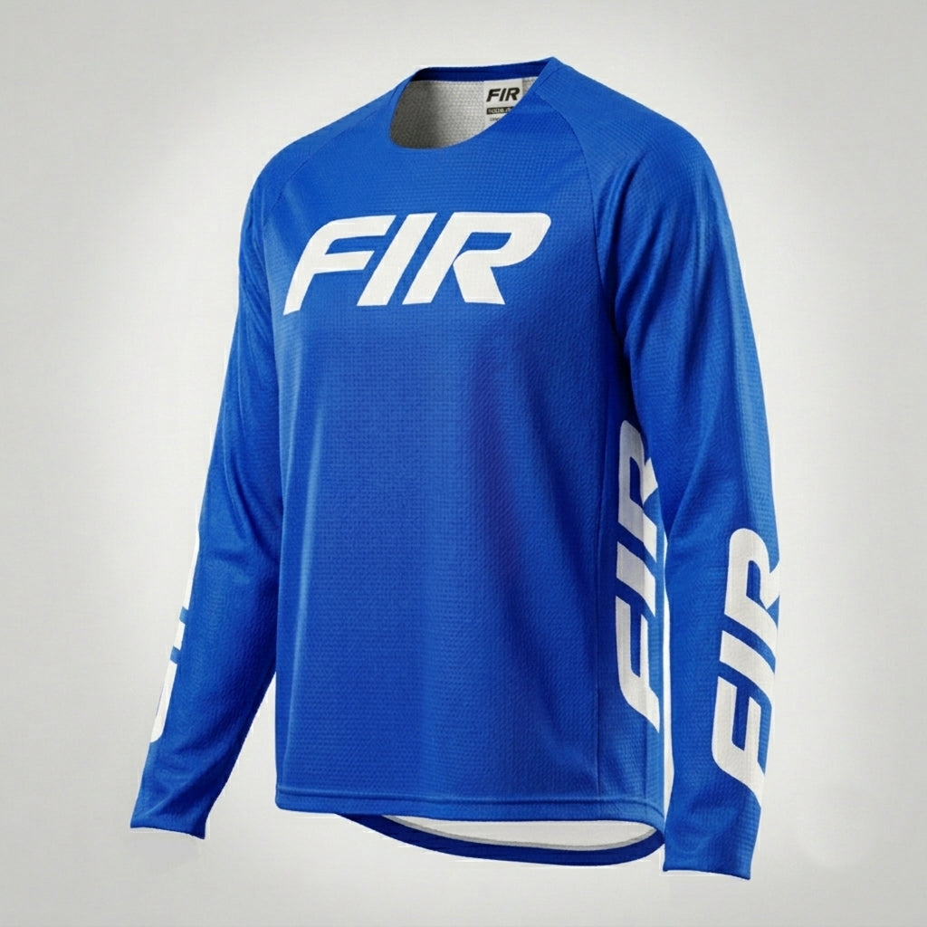 Factory Image Racing Minimal Jersey Blue L, MX Race Wear, Enduro Gear