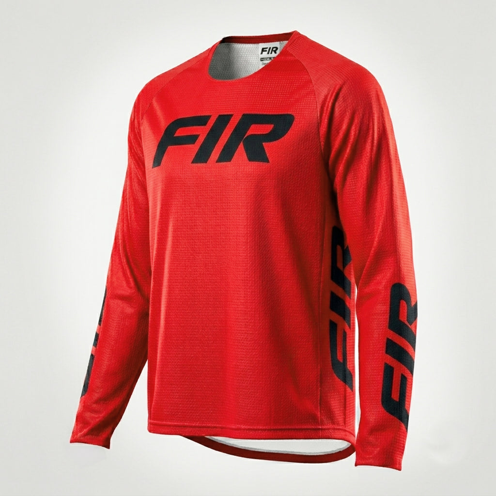 Factory Image Racing Minimal Jersey Red L, MX Race Wear, Enduro Gear