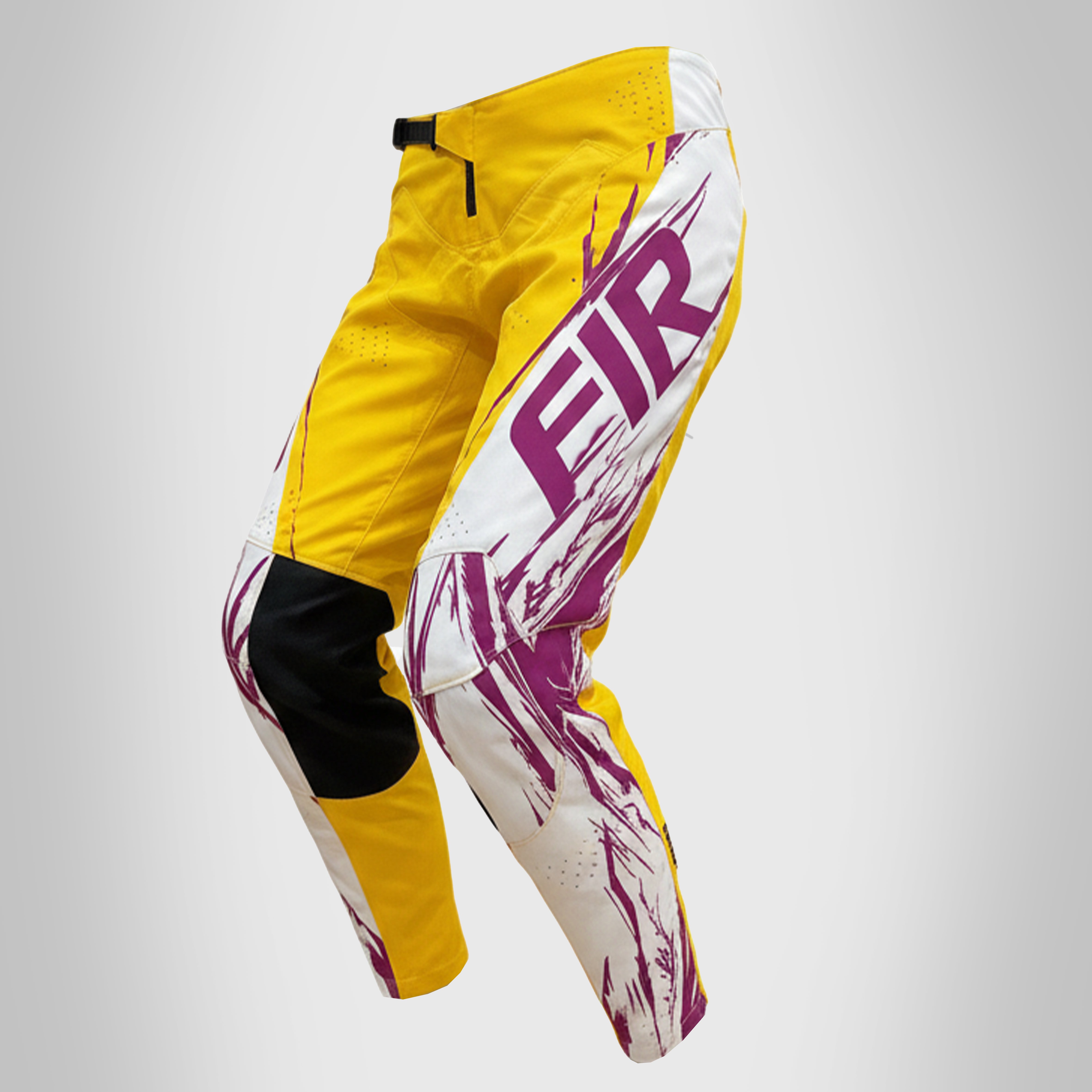 FIR Effex Pants Yellow and Purple Size 38, MX Race Wear, Enduro Gear