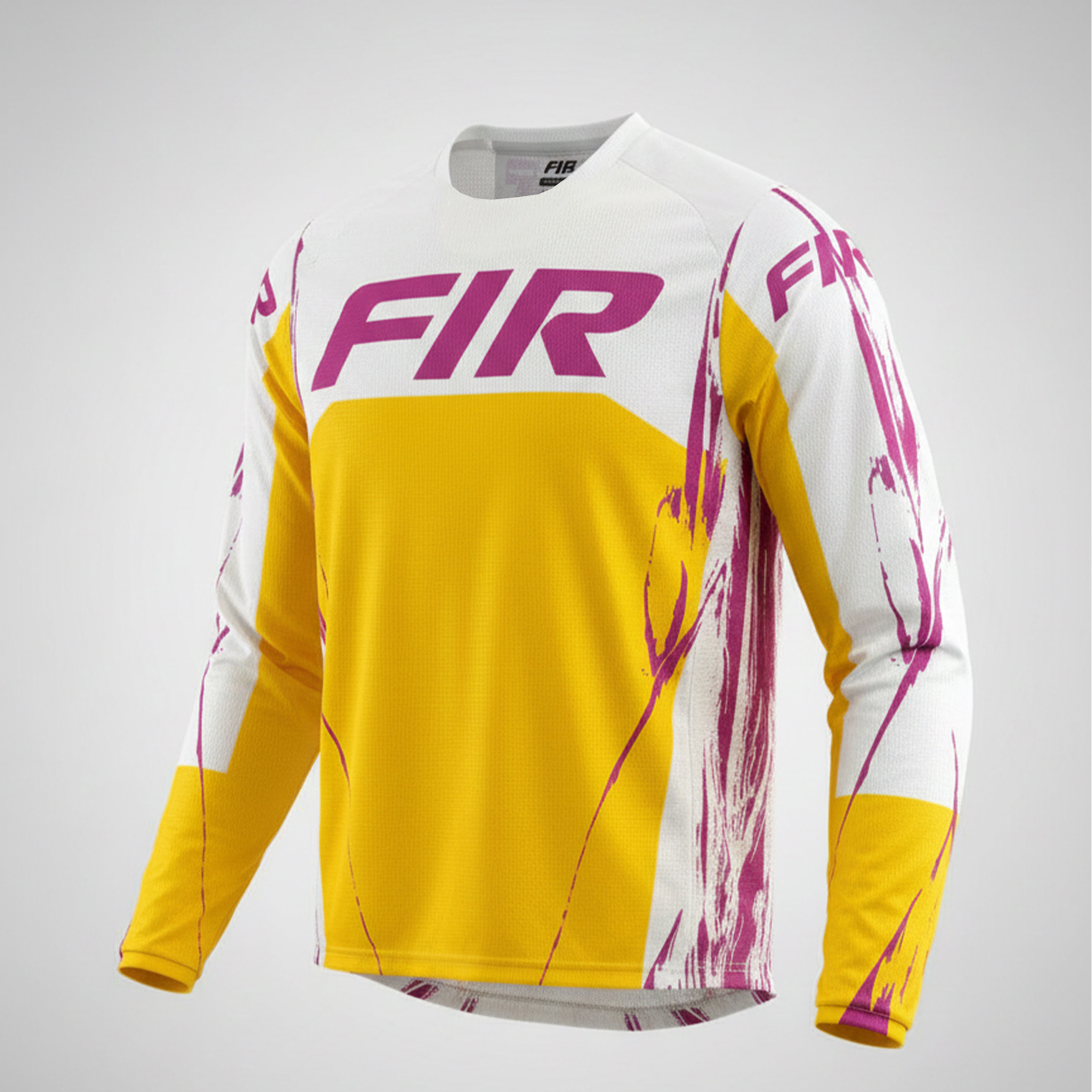 Factory Image Racing Effex Jersey Yellow and Purple L, MX Race Wear, Enduro Gear