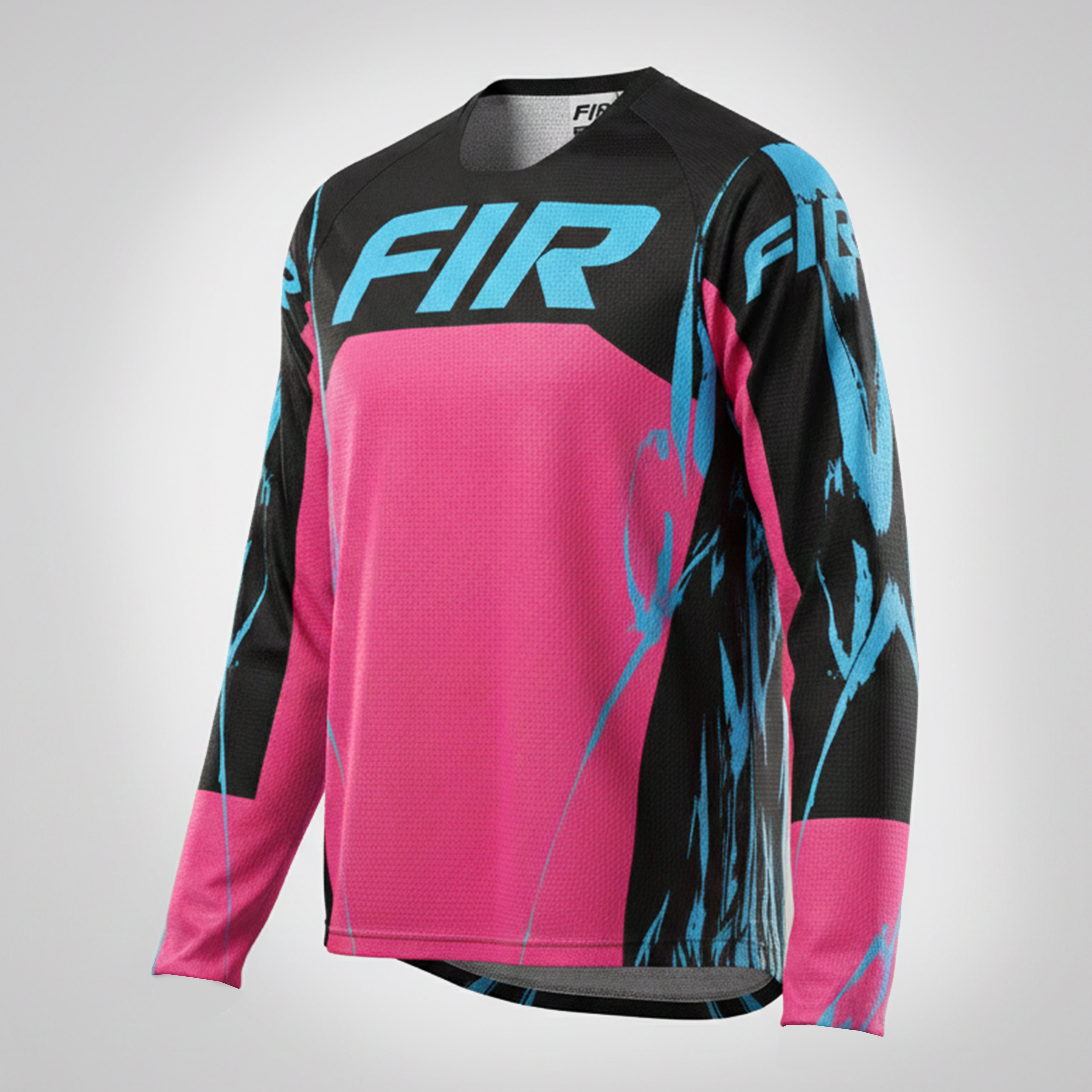 Factory Image Racing Effex Jersey Pink and Blue M, MX Race Wear, Enduro Gear