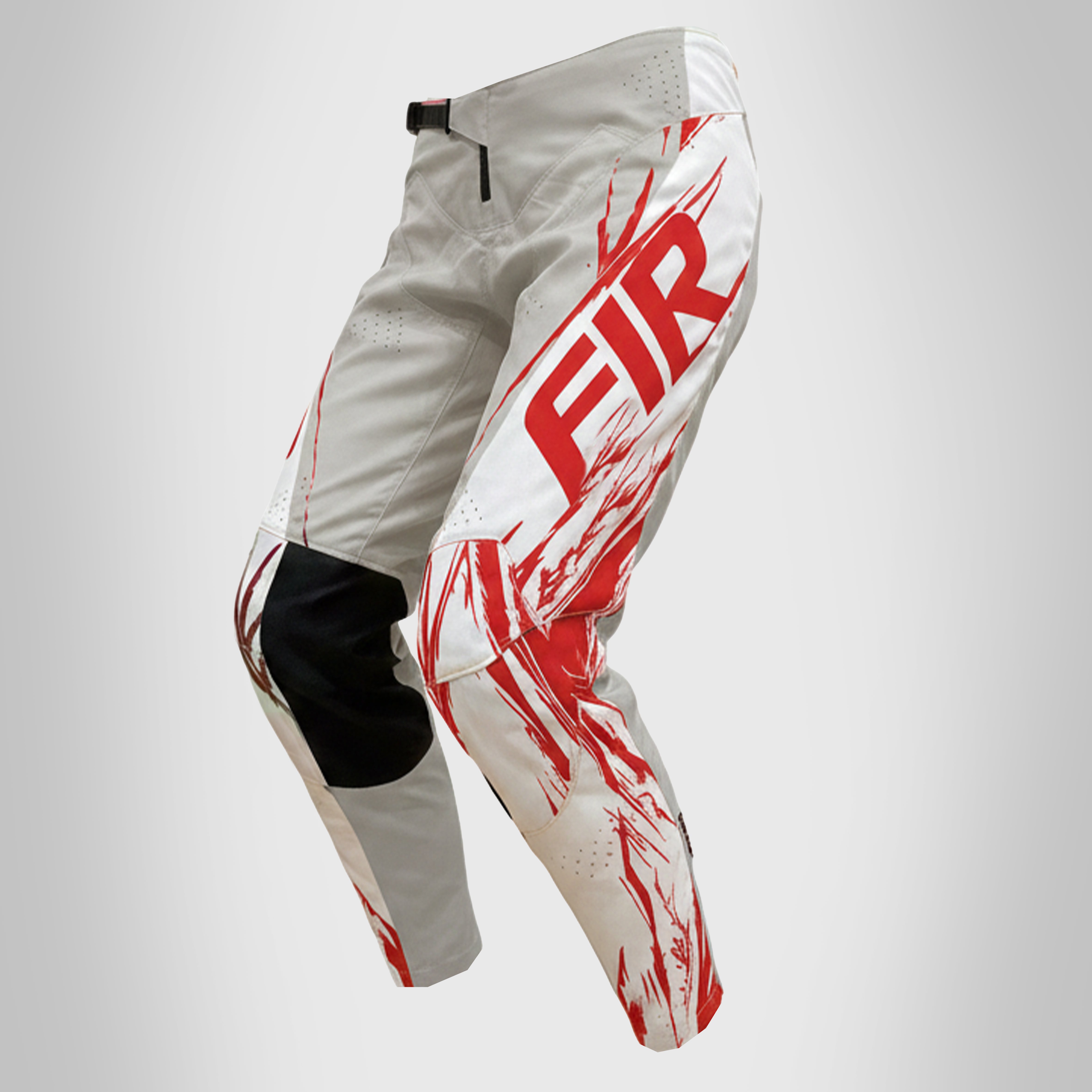 FIR Effex Pants Grey and Red Size 38, MX Race Wear, Enduro Gear