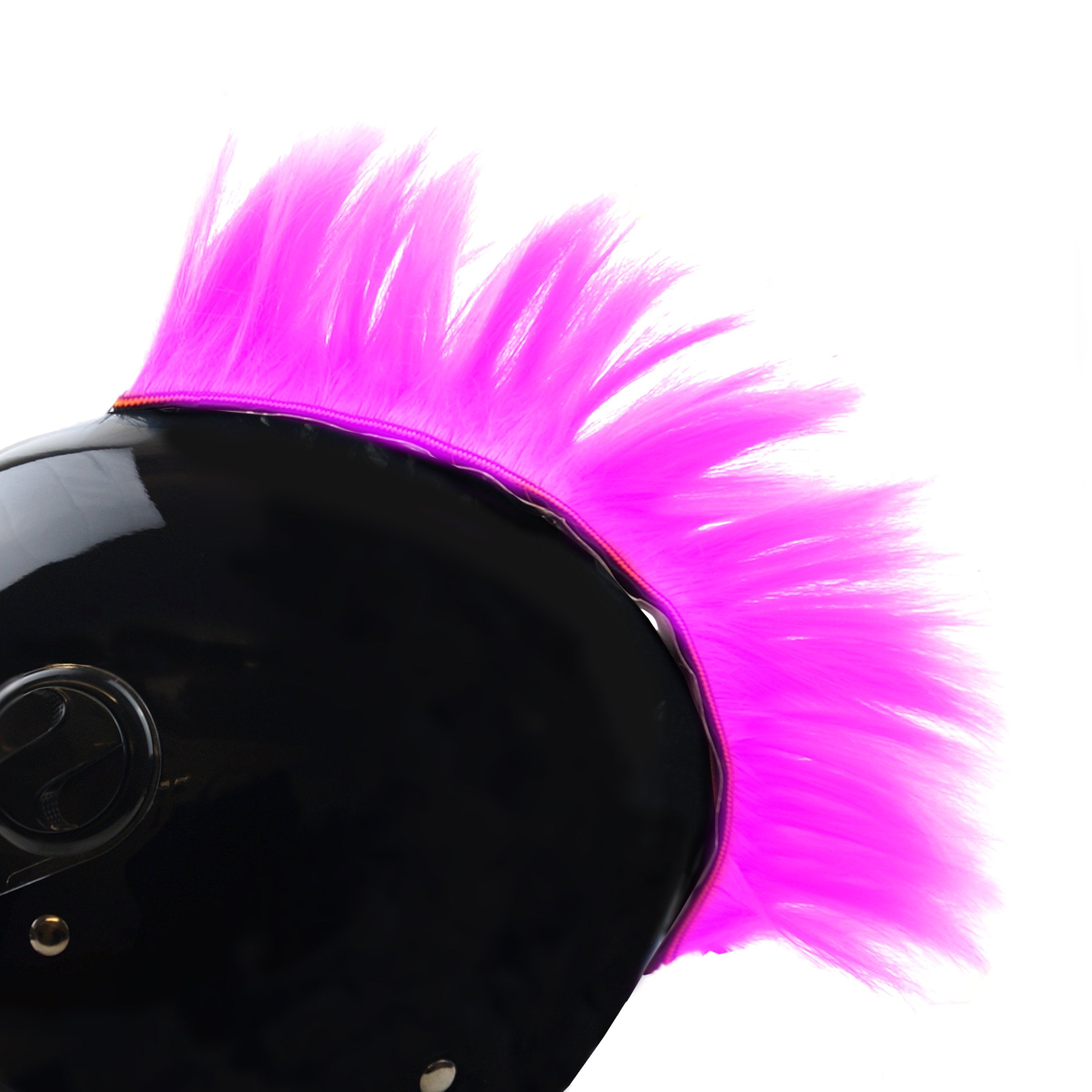 FIR Helmet Decoration Mohawk Pink, Adhesive Loose Hair Blade Design