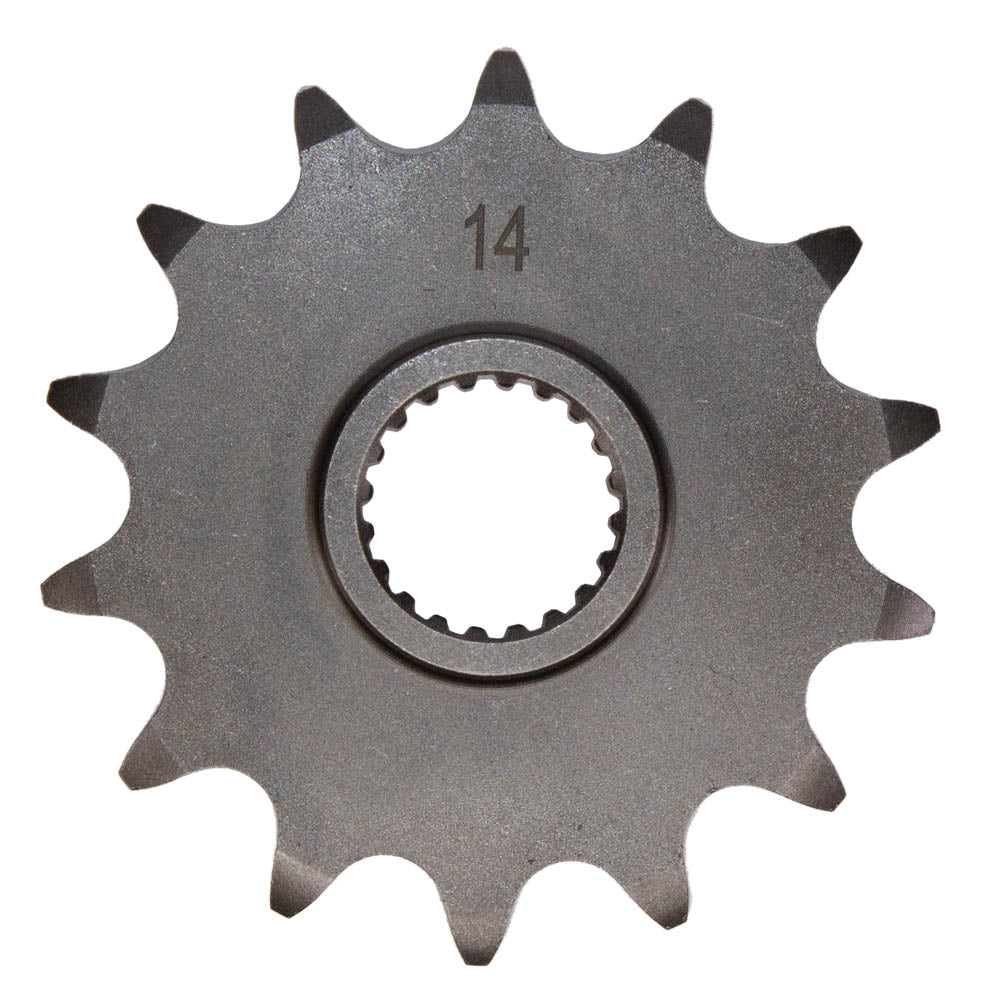 APICO SPROCKET FRONT STD SHE/GAS/RIEJU SE-R250-300 14-20, SE-F450-510 05-24, EC/XC200-300 97-20, MC200-300 21-24  14T