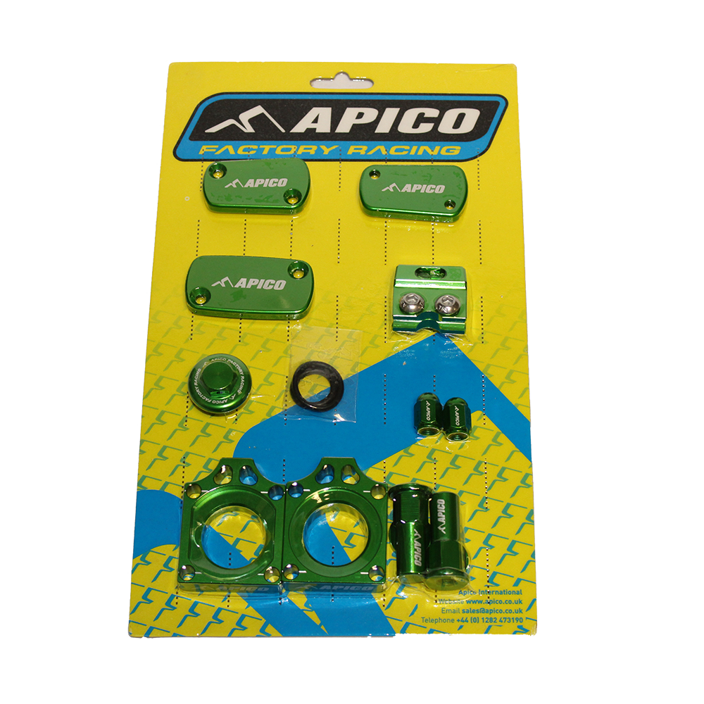 Apico Factory Bling Pack Kawasaki KX250F/XC 21-24, KX450F/XC 19-23