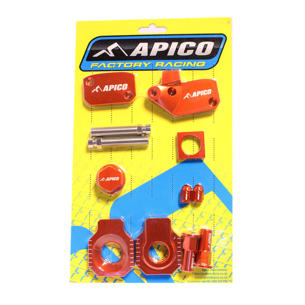 Apico Factory Bling Pack KTM SX-F250 06-10, EXC-F250 06-10 Orange (R)