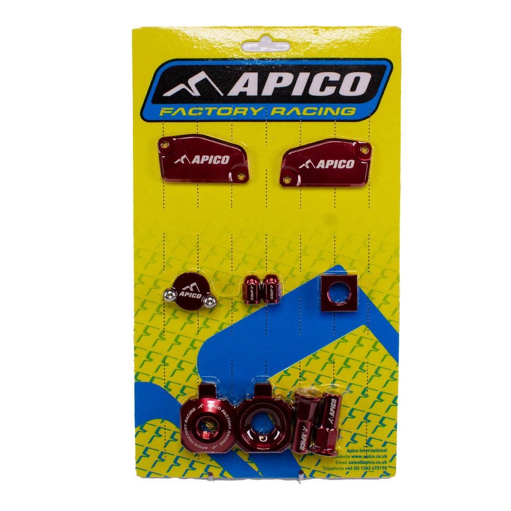 Apico Factory Bling Pack KTM/HQV/GAS SX65 16-22, TC65 17-22, MC65 21-22 Red