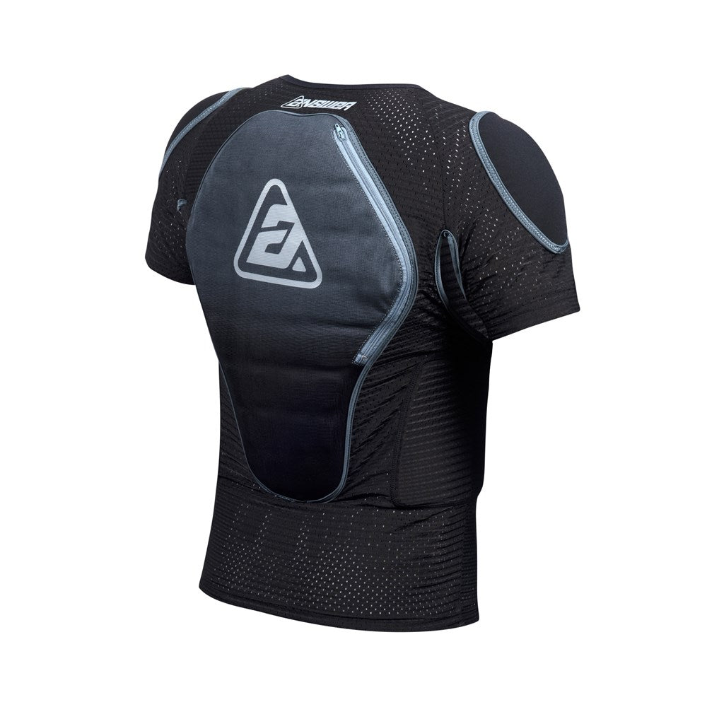 ANSWER ARMOUR APEX SHORT SLEEVE BLACK  BLACK  M
