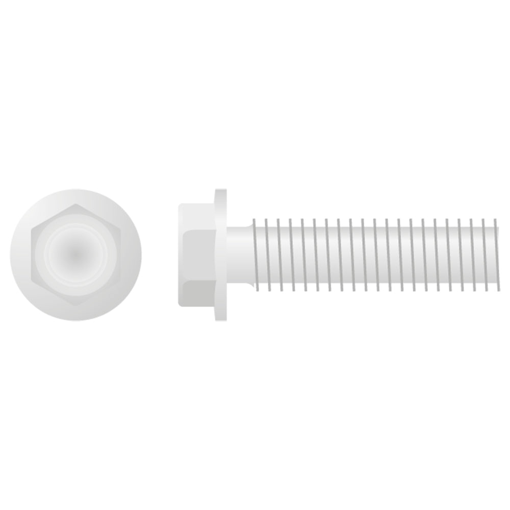 APICO HEX HEAD LOW PROFILE FLANGE BOLT M8X1.25X30 10MM  10-PACK