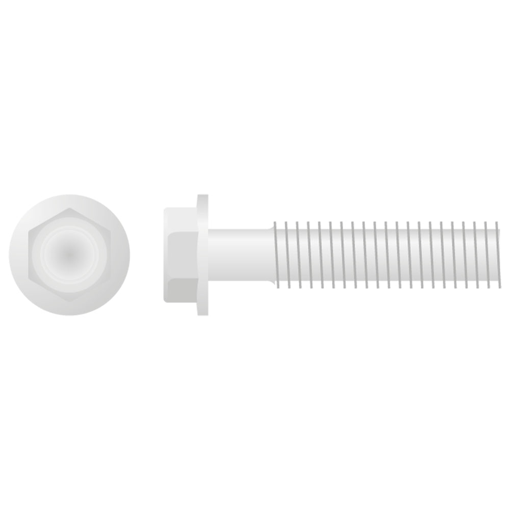 APICO HEX HEAD LOW PROFILE FLANGE BOLT M8X1.25X35 10MM  10-PACK