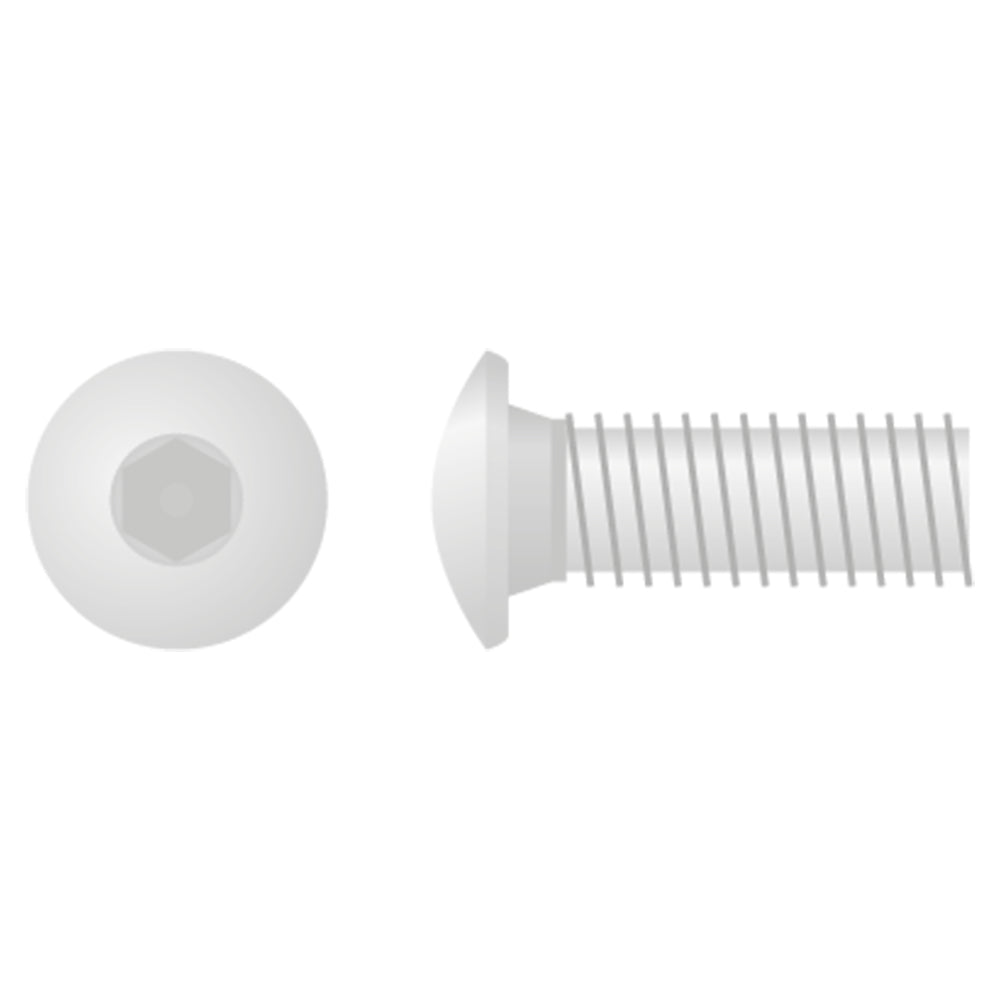 APICO BUTTON HEAD ALLEN BOLT M6X1.0X16 10MM  10-PACK